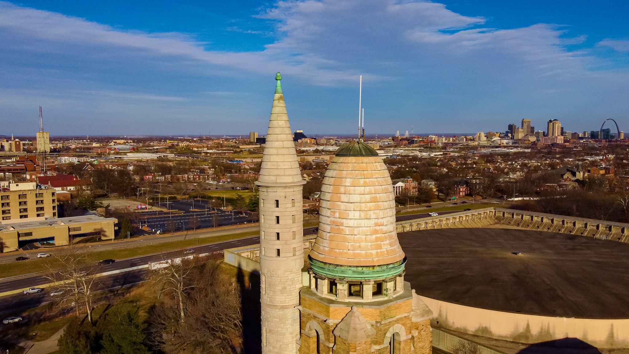 Current view of the Compton Hill Water Tower